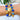 AIDA- Blue and Gold Multi strand Beaded Bracelet