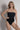 Black Strapless One Piece Swimsuit